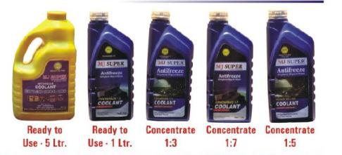 MJ SUPER anti freeze coolant, for RADIATOR, Purity : 100 PERCENT