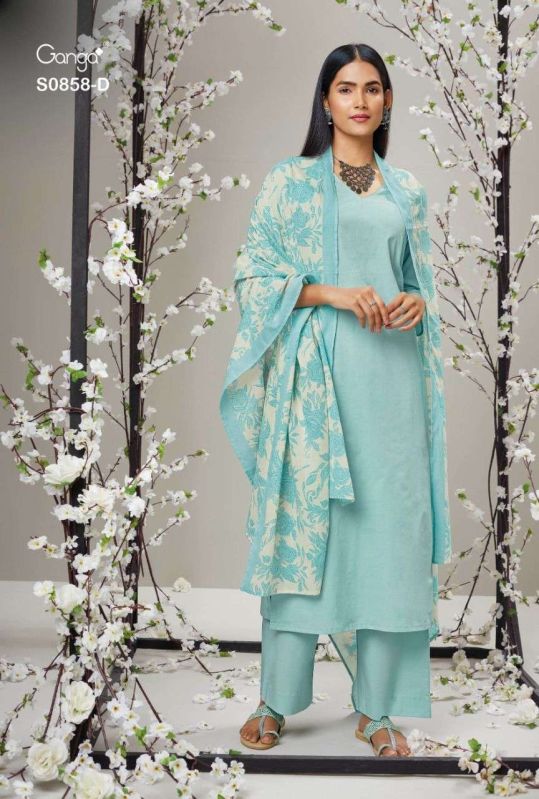 Cotton Pure Silk Anarkali Ladies Salwar Suits, Occasion : Casual Wear