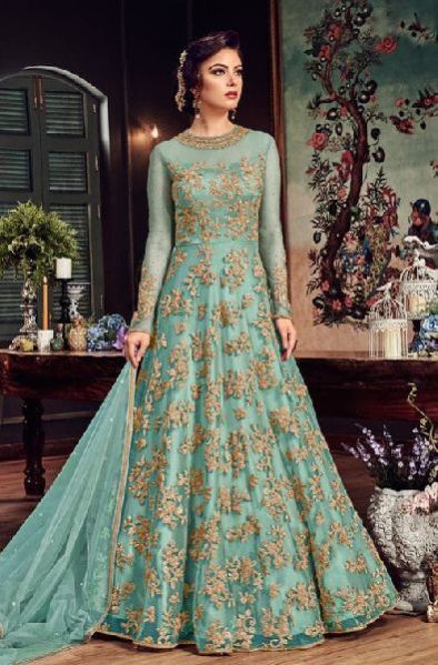 Ladies party wear hot sale gown images