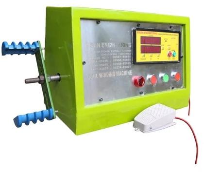 Green 220V Electric Automatic Coil Winding Machine, for Industrial, Certification : CE Certified