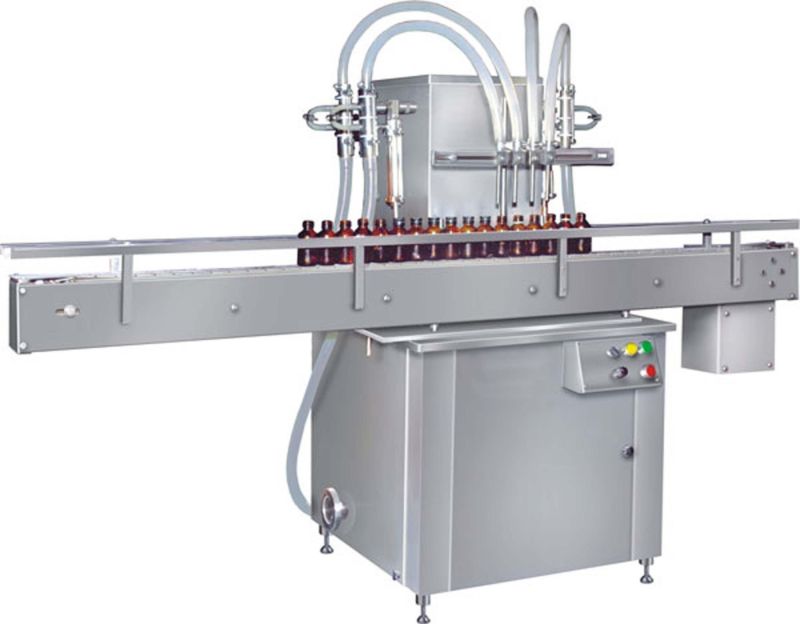 4 Head Automatic Volumetric Liquid Filling Machine