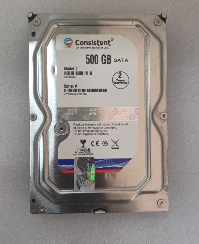 500 GB HDD SATA Consistent Hard Disk Drive