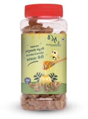 Madhumakshika Brown 250gm Amla Candy, Packaging Type : Plastic Jar