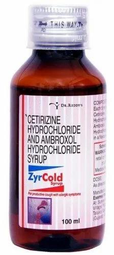 Cetirizine Hydrochloride And Ambroxol Hydrochloride Syrup