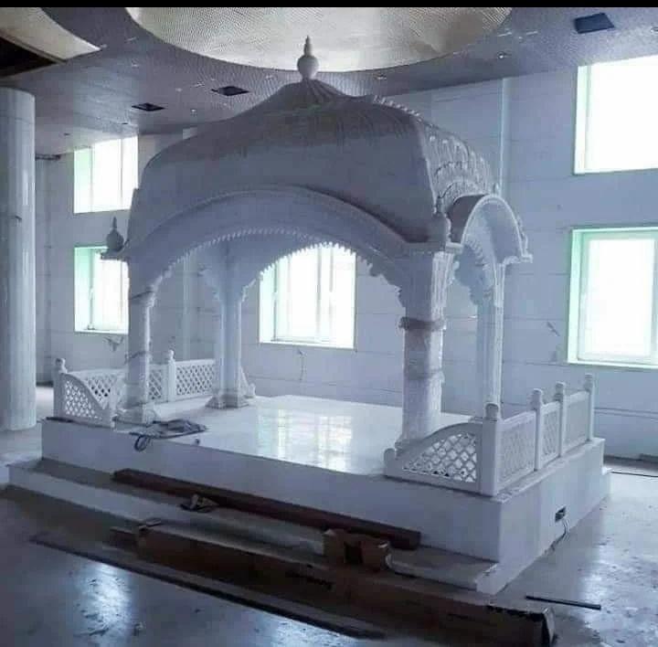 White Marble Gurudwara Palki Sahib, for Temple