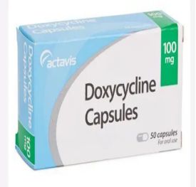White 100 mg Doxycycline Capsules, for Pharmaceuticals, Hospital, Grade Standard : Medicine Grade