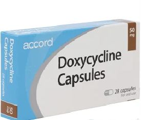 White 50 mg Doxycycline Capsules, for Pharmaceuticals, Hospital, Grade Standard : Medicine Grade