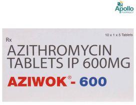 Aziwok-600 Azithromycin 600 Mg Tablet, for Pharmaceuticals, Prescription : Prescription