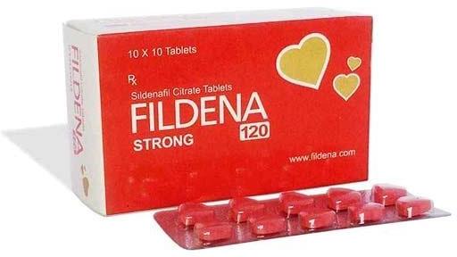 Fildena 120 Mg Tablet, Packaging Type : Box