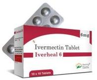 Ivermectin 6 Mg Tablet, for Pharmaceuticals, Personal, Grade Standard : Antibiotic
