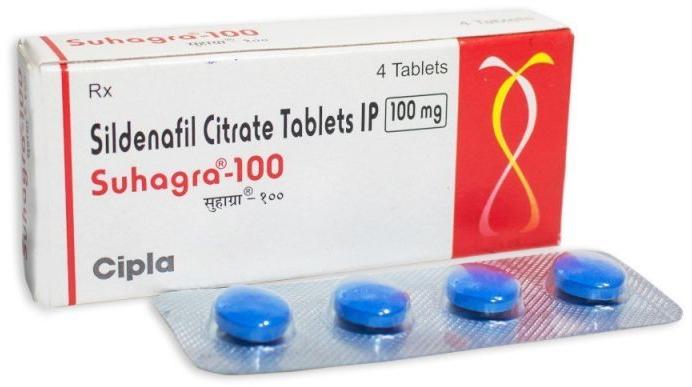 Blue CIPLA LTD TABLETS sildenafil, Size : 100 mg, Gender : MALE at Rs 1,200  / DER in Etawah