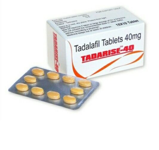 Yellow Tadarise Tadalafil Tablets, For Ed Medication, Size : 40 Mg
