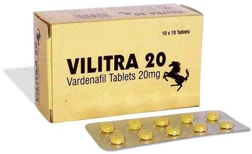 Vilitra 20 mg Tablet, Packaging Type : Box
