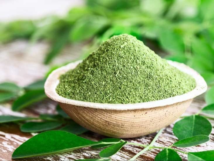 Green Organic Moringa Leaf Powder, for Medicines Products, Cosmetics, Purity : 100 %
