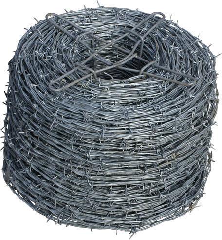 Silver Iron Mild Steel Barbed Wire, for Cages, Construction, Technics : Welded Mesh