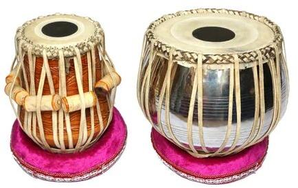 Wood steel Tabla Set