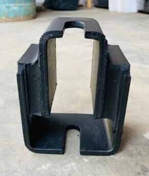 Black Rubber Steel U Shear Mounts