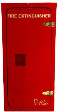 Stainless Steel Fire Extinguisher Cabinet, Color : Red