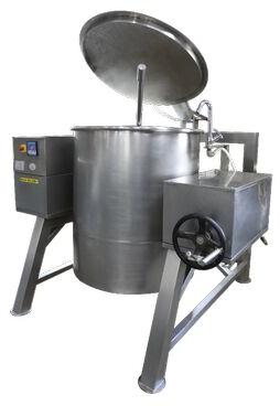 Stainless Steel Induction Tilting Stock Pot