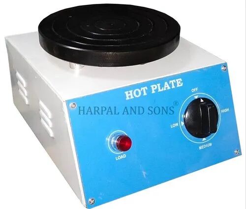 Round Mild Steel Laboratory Hot Plate, Power Source : Electricity