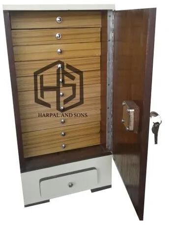 Harpal Sons Brown Wood Slide Cabinet