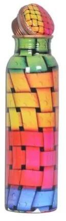 Multicolored Copper Bottle