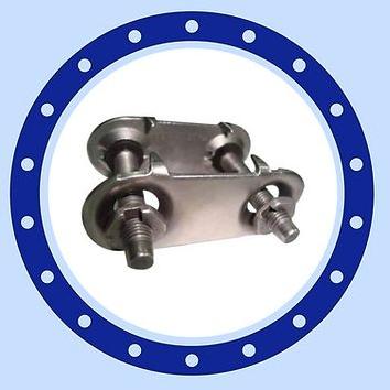 Silver Polished Steel Belt Fastener, for Industrial, Packaging Type : Box