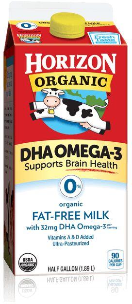 DHA Omega-3 Fat-Free Milk