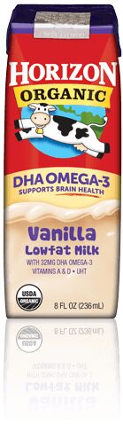 DHA Omega-3 Lowfat Vanilla Milk Box