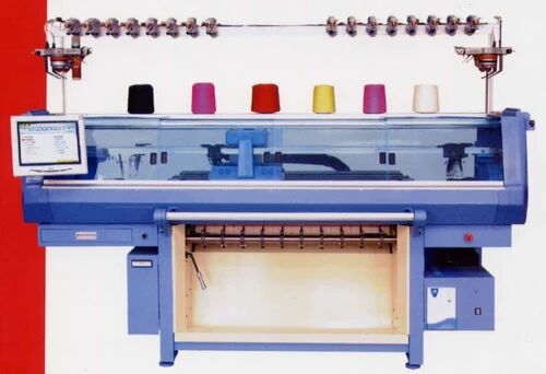 Single Phase Flat Knitting Machine, Machine Type : Semi-computerized