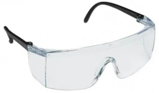Rectangular Plastic Clear Safety Goggles, for Eye Protection, Style : Construction Wear