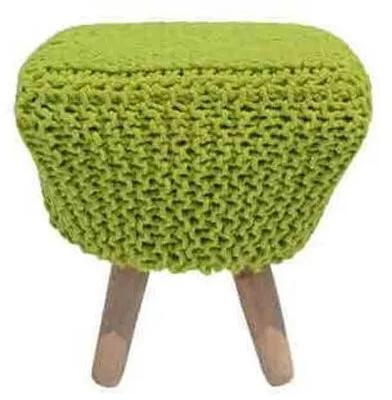 Green Hitched Ottoman Stool