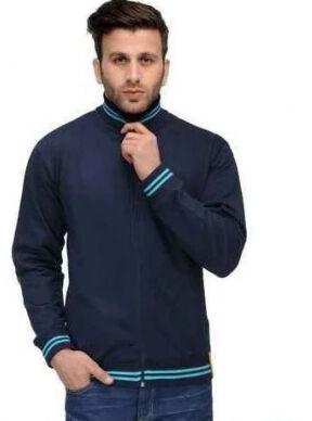 Solid mens jacket, Size : Small, Medium, Large, XL