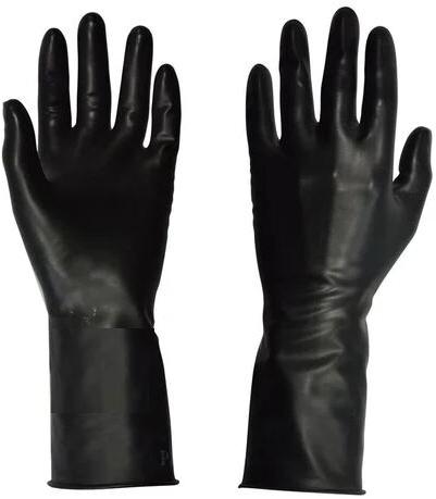 Plain Rubber Butyl Gloves, Gender : Unisex