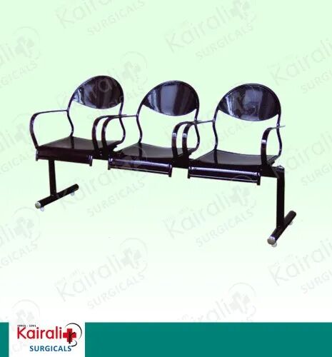 Powder Coated Mild Steel Waiting Area Chair