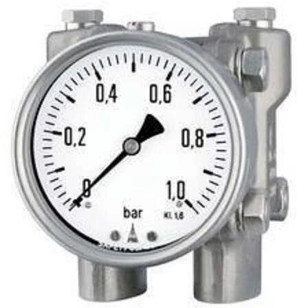Differential Pressure Gauge, Dial Size : 2.5 inch / 63 mm