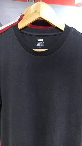 Cotton T Shirt, Color : Black