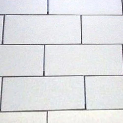 Rectangle White Acid Proof Bricks