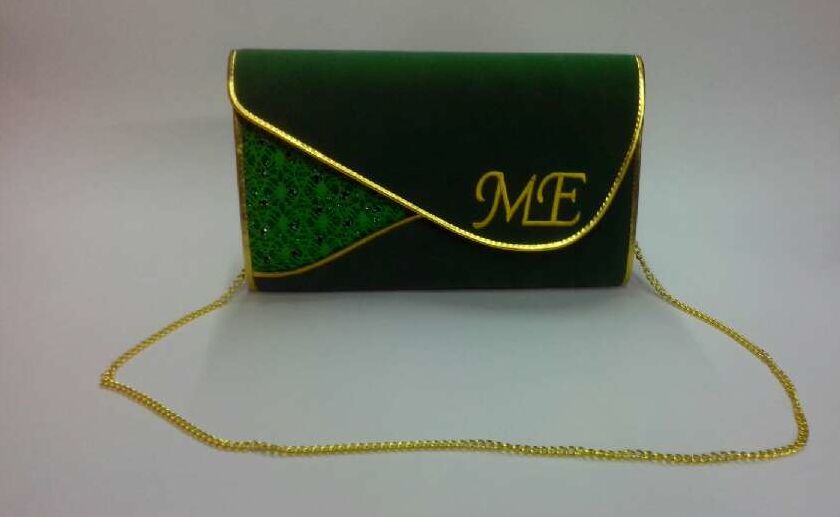 Green Suede Purse