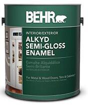 BEHR Alkyd Semi-Gloss Enamel