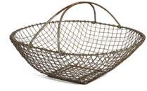 Iron Wire Egg Basket, for Food, Color : Black