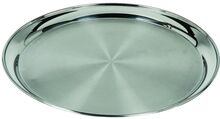 Round Stainless Steel Serving Tea Tray