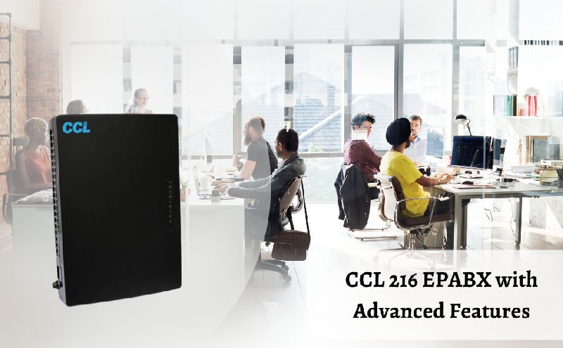 CCL 216 LINES 2 MAIN 16 INTERCOM EPABX SYSTEM FOR OFFICE COMMUNICATION