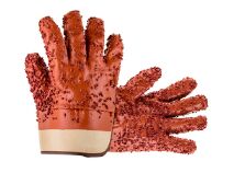 Red PVC Chips Glove