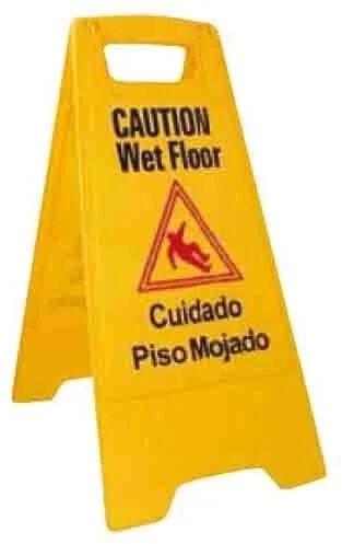Floor Stand Warning Board