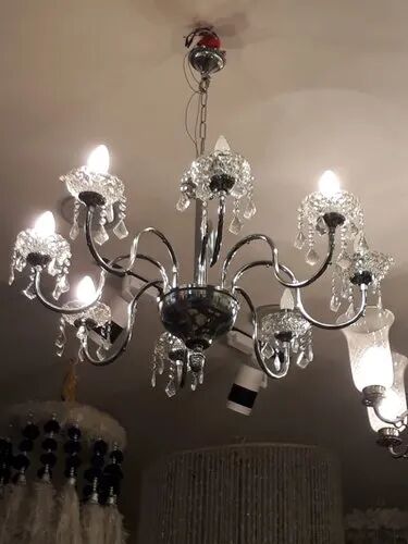 Plain iron chandelier, Feature : Attractive Designs, Dust Proof, Fine Finishing