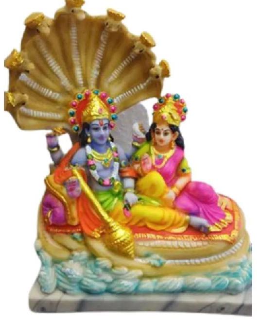 Marble Laxmi Narayan Statue, Pattern : Painted