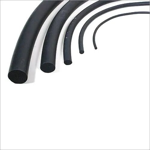 Jmco Black Round Rubber Cord