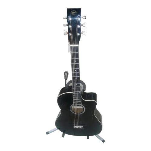 2 Kg Wooden Guitar, Color : Black