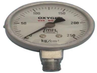 Oxygen Pressure Gauge, Display Type : Analog